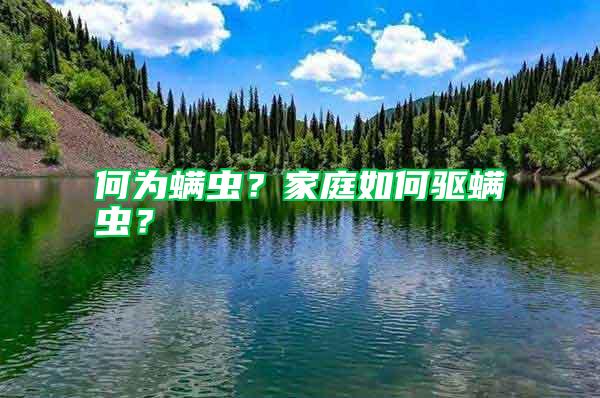 何為螨蟲？家庭如何驅螨蟲？