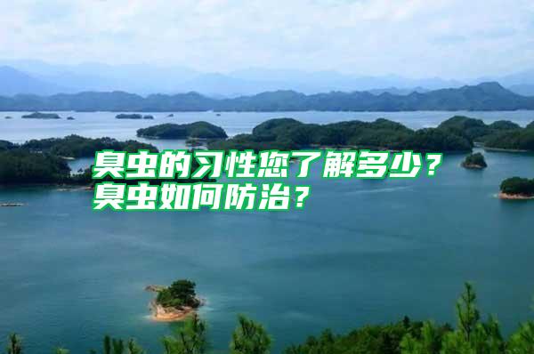 臭蟲的習(xí)性您了解多少？臭蟲如何防治？