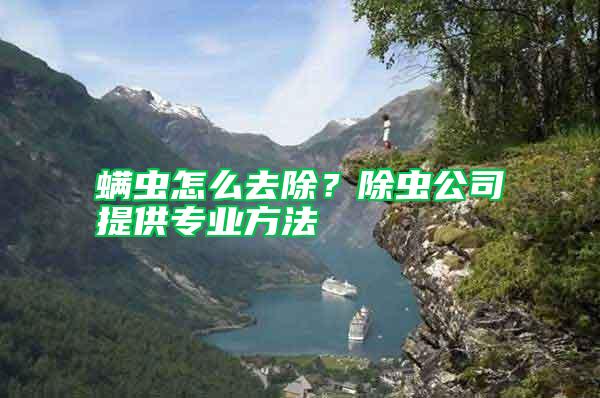 螨蟲怎么去除？除蟲公司提供專業(yè)方法