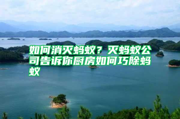 如何消滅螞蟻？滅螞蟻公司告訴你廚房如何巧除螞蟻