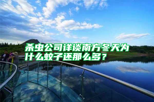 殺蟲(chóng)公司詳談南方冬天為什么蚊子還那么多？