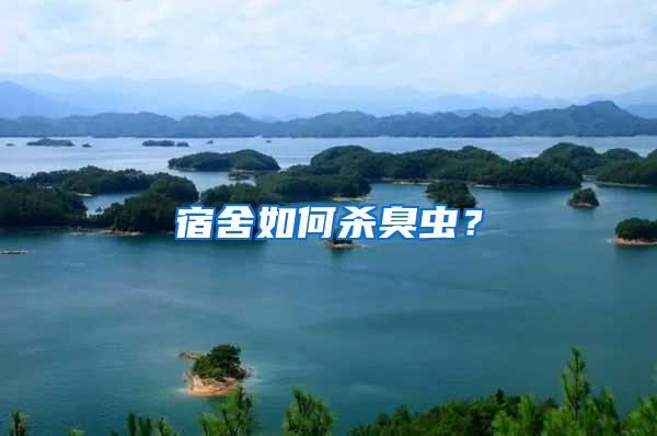 宿舍如何殺臭蟲？